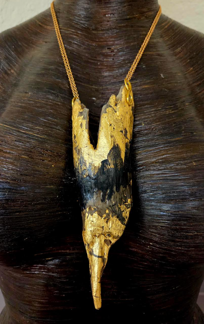 Ombre Avant Garde Driftwood Statement Pendant - Unisex Styled