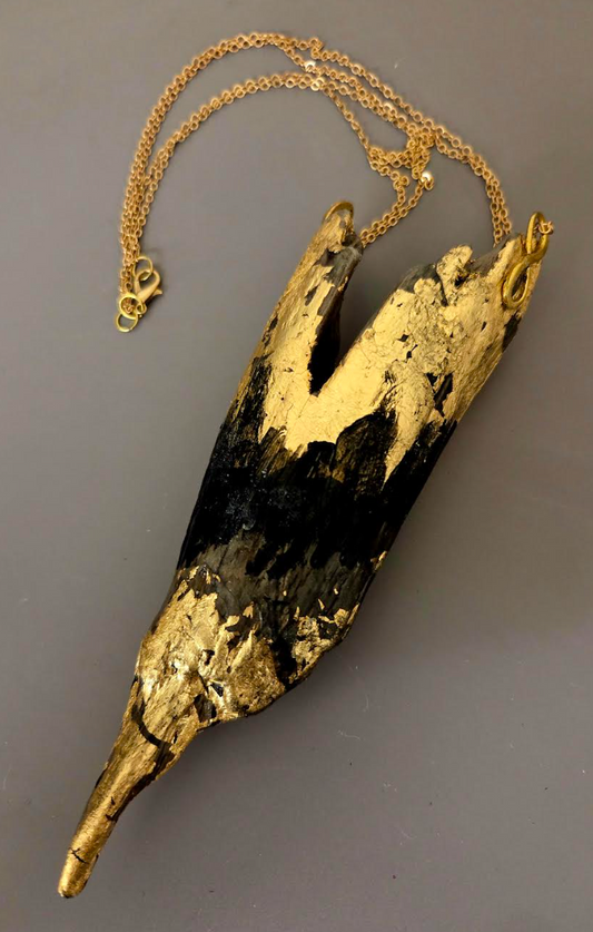 Ombre Avant Garde Driftwood Statement Pendant - Unisex Styled