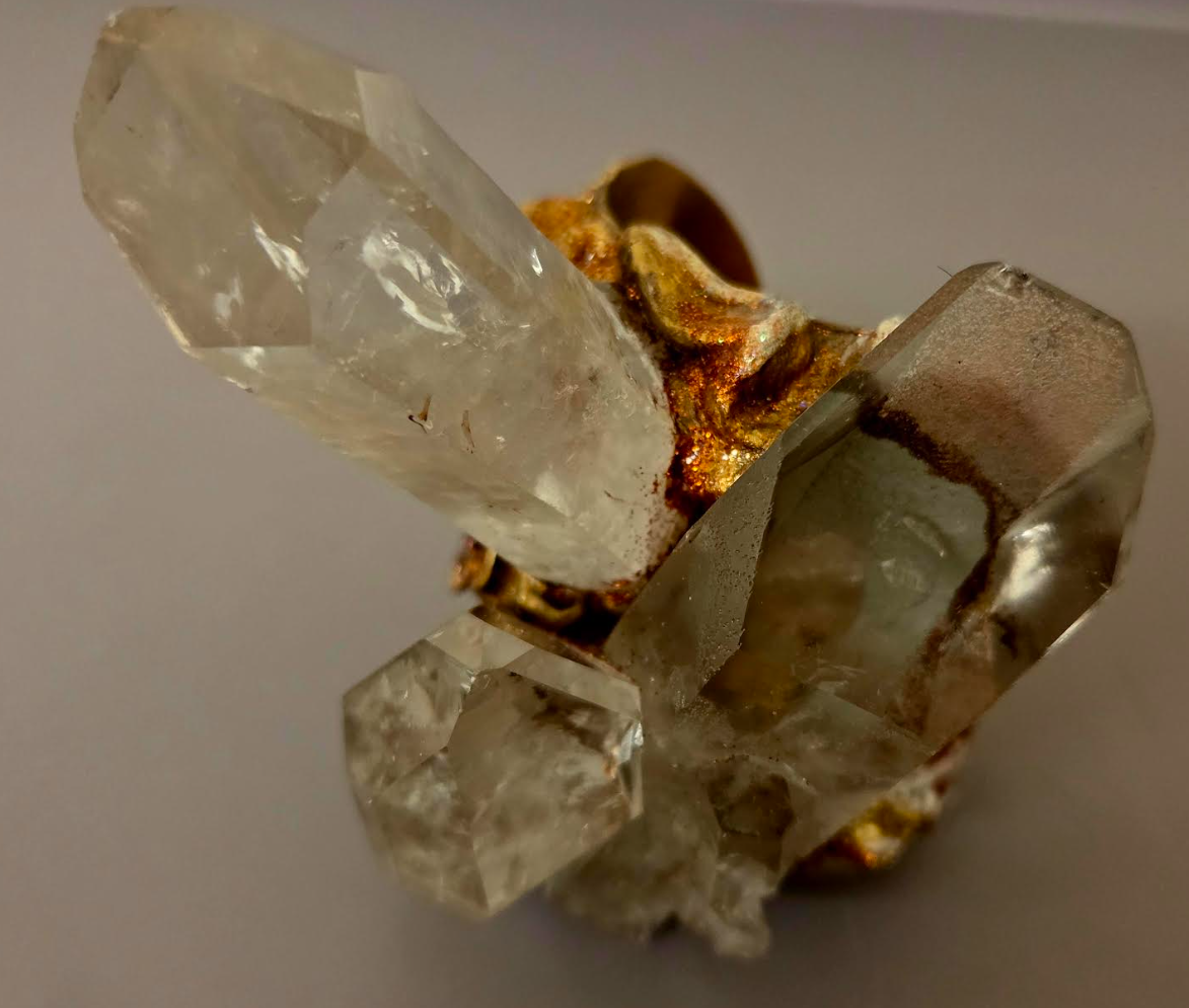 Gemmy Quartz Cluster Statement Cuff - Award Shows OOAK