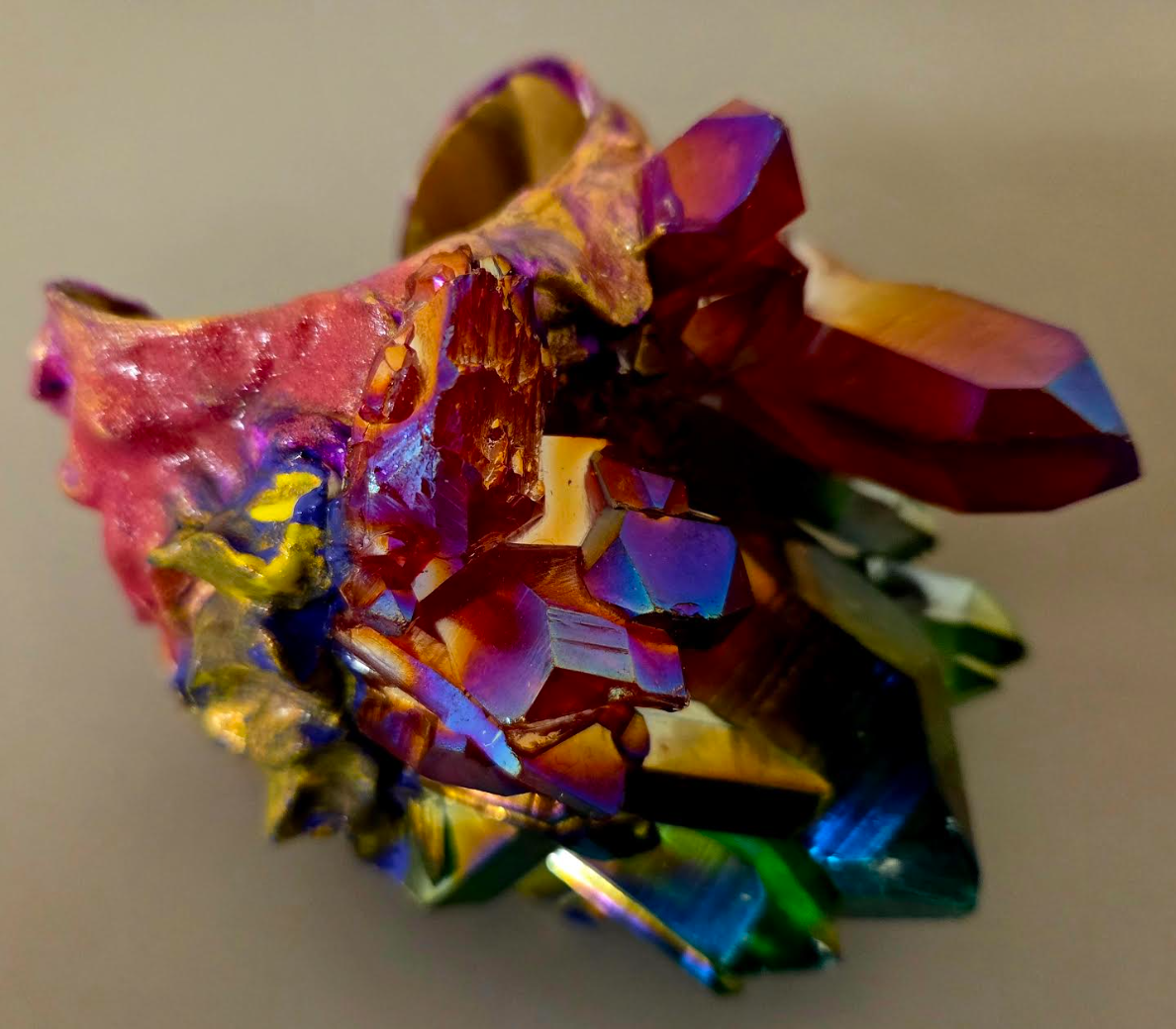Multi-Colored Quartz Statement Cuff - OOAK Haute Couture