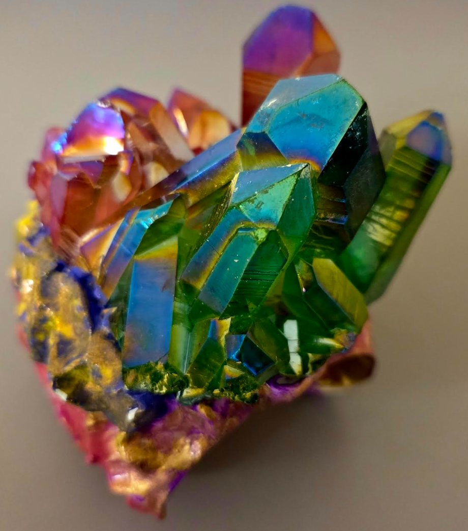 Multi-Colored Quartz Statement Cuff - OOAK Haute Couture