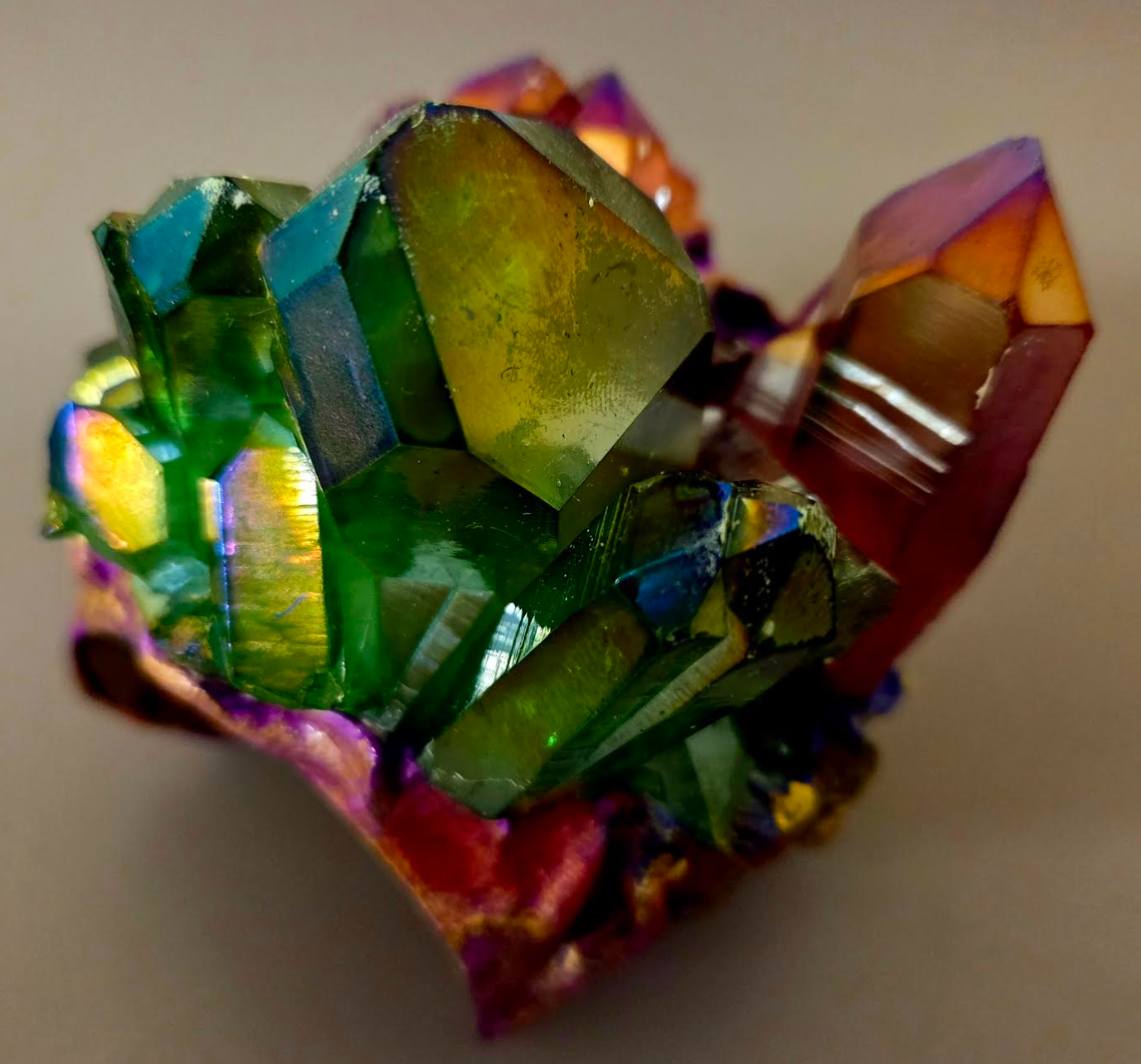 Multi-Colored Quartz Statement Cuff - OOAK Haute Couture