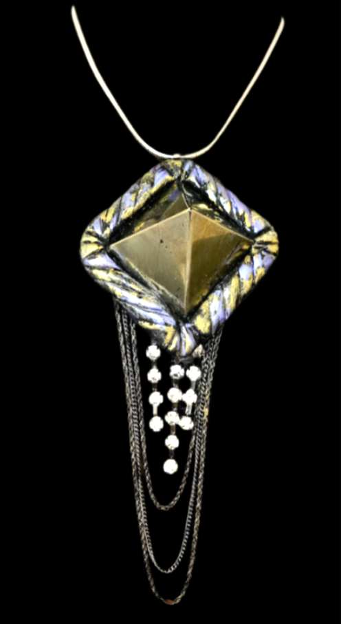 Apache Jasper Pyramid Pendant - Avant Garde Couture