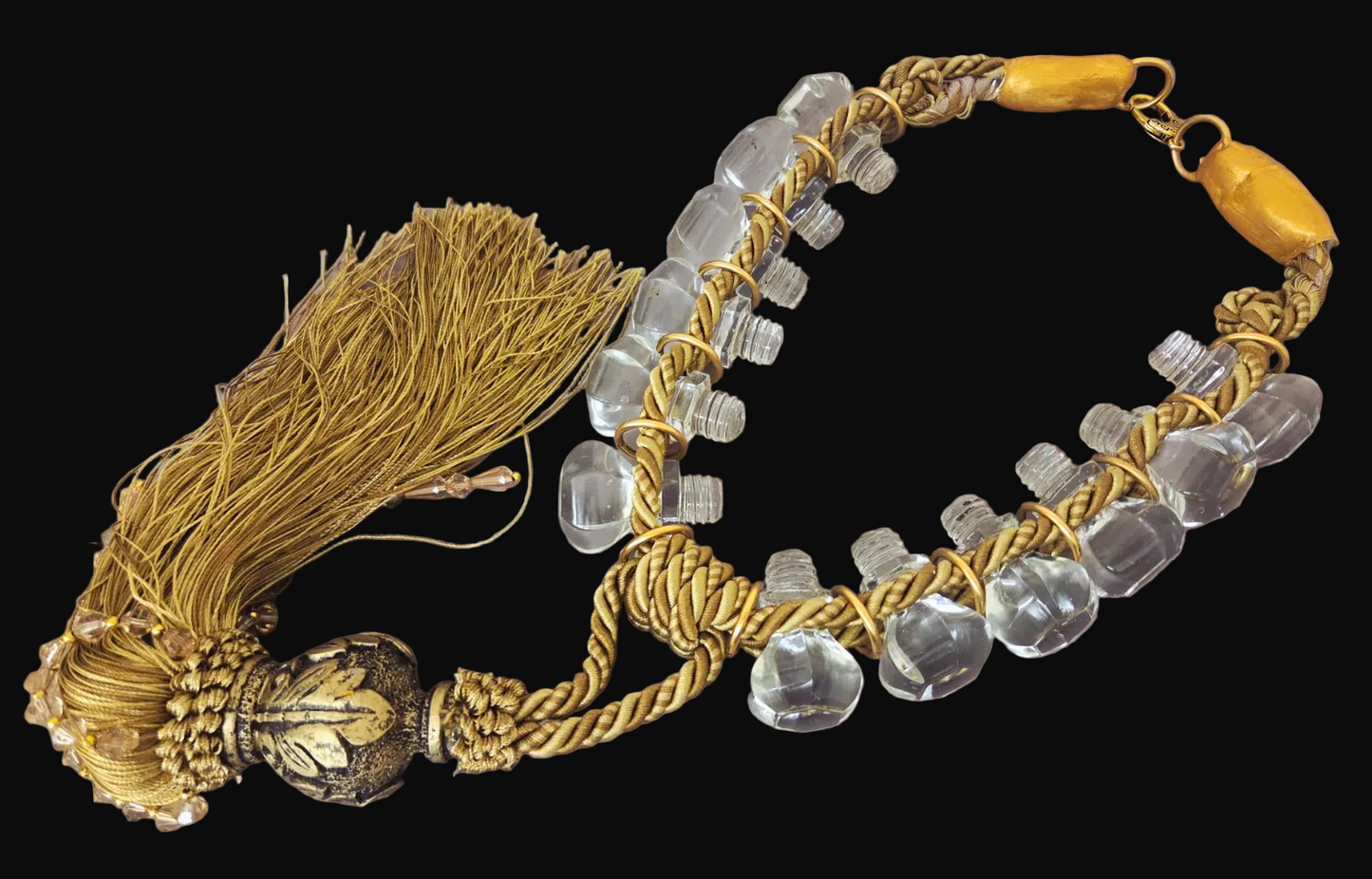 Haute Couture High Art Cruet & Tassle Chest Piece - Fashion Photoshoot