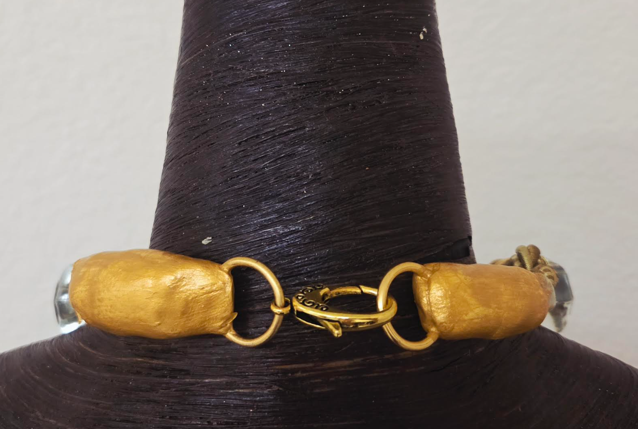 Haute Couture High Art Cruet & Tassle Chest Piece - Fashion Photoshoot