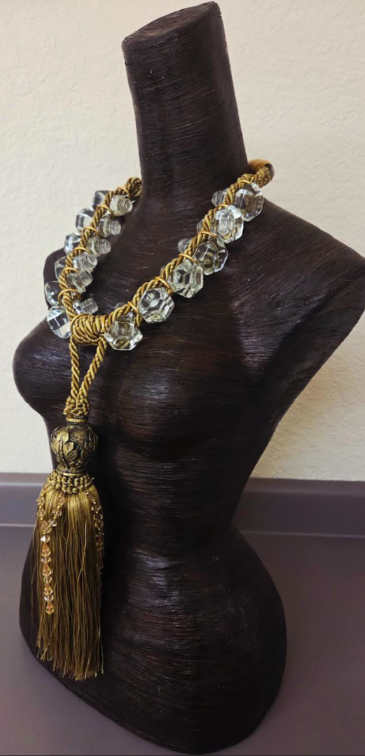 Haute Couture High Art Cruet & Tassle Chest Piece - Fashion Photoshoot