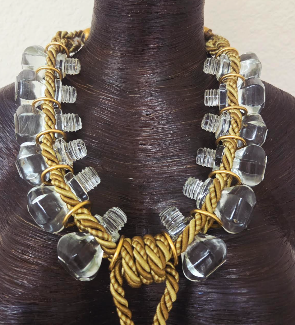 Haute Couture High Art Cruet & Tassle Chest Piece - Fashion Photoshoot