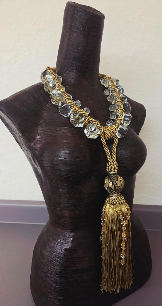 Haute Couture High Art Cruet & Tassle Chest Piece - Fashion Photoshoot