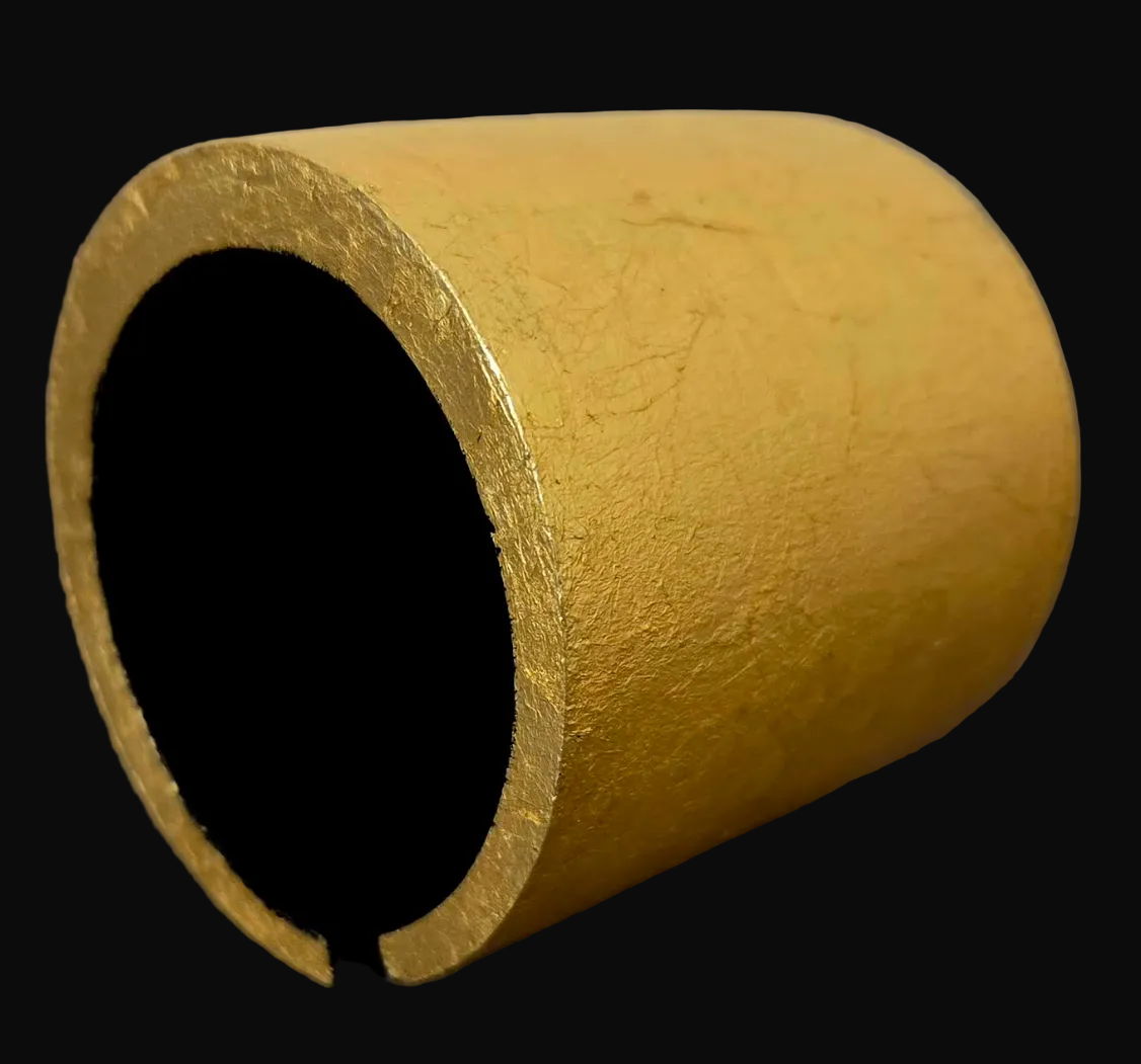 Gold Foil Oversized Statement Cuff for Petite Women - MONIES Like