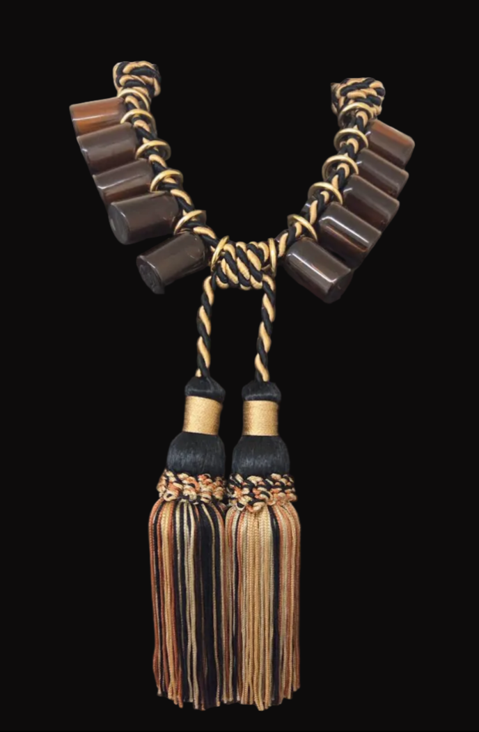 High Art Statement Necklace with Apocatherapy Medicinal Bottles