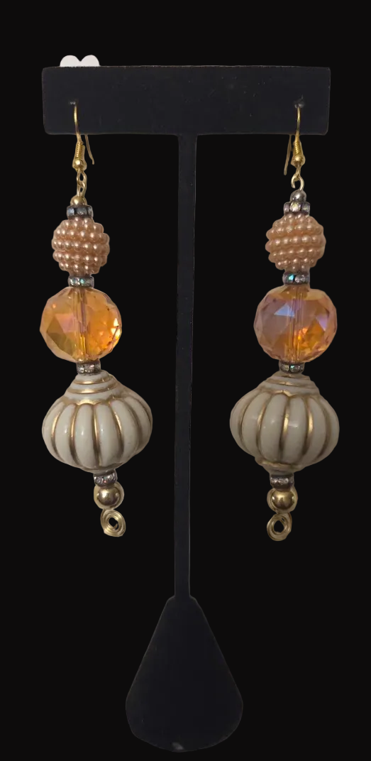 Arabian Style Beaded Shoulder Duster Earrings - Summer & Fall Fashion