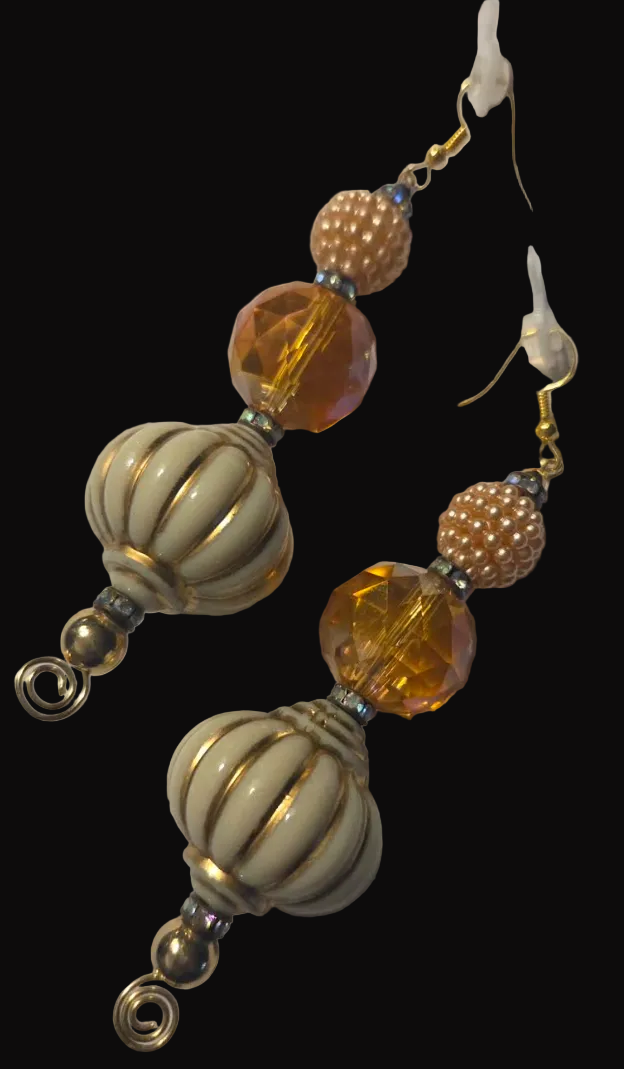 Arabian Style Beaded Shoulder Duster Earrings - Summer & Fall Fashion