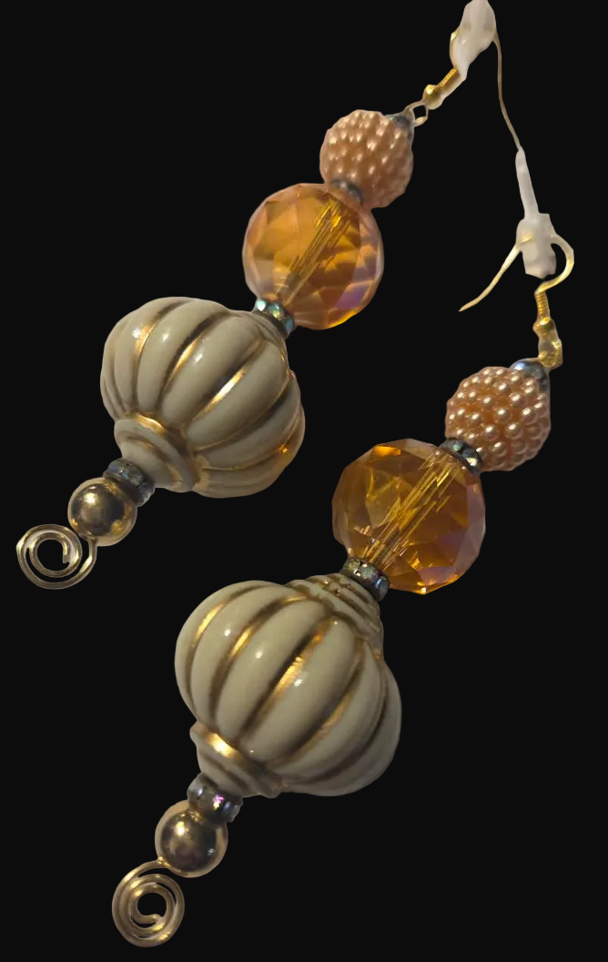 Arabian Style Beaded Shoulder Duster Earrings - Summer & Fall Fashion