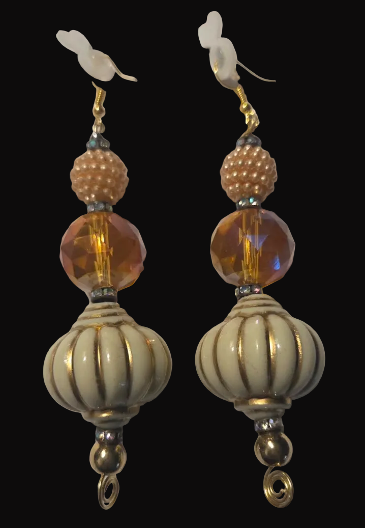 Arabian Style Beaded Shoulder Duster Earrings - Summer & Fall Fashion