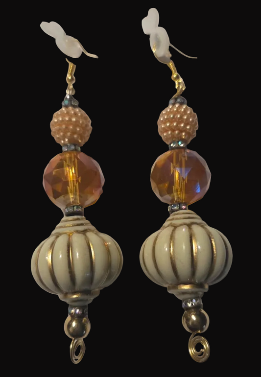 Arabian Style Beaded Shoulder Duster Earrings - Summer & Fall Fashion