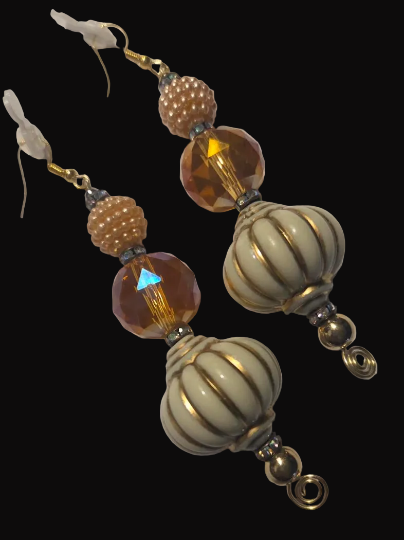 Arabian Style Beaded Shoulder Duster Earrings - Summer & Fall Fashion