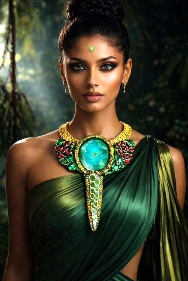 Green Agate & Druzy Shell Statement Necklace - Luxe Artisan