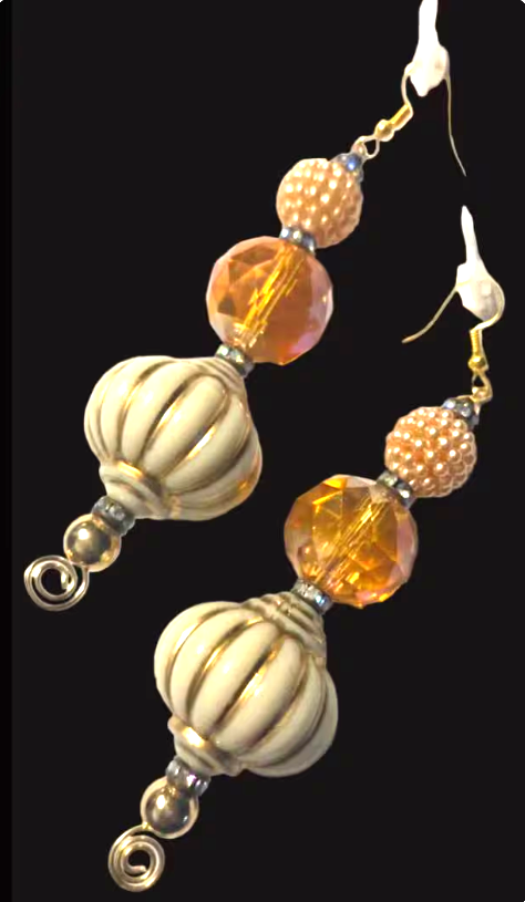 Yellow Moroccan Resin & Shell Statement Necklace – One of a Kind