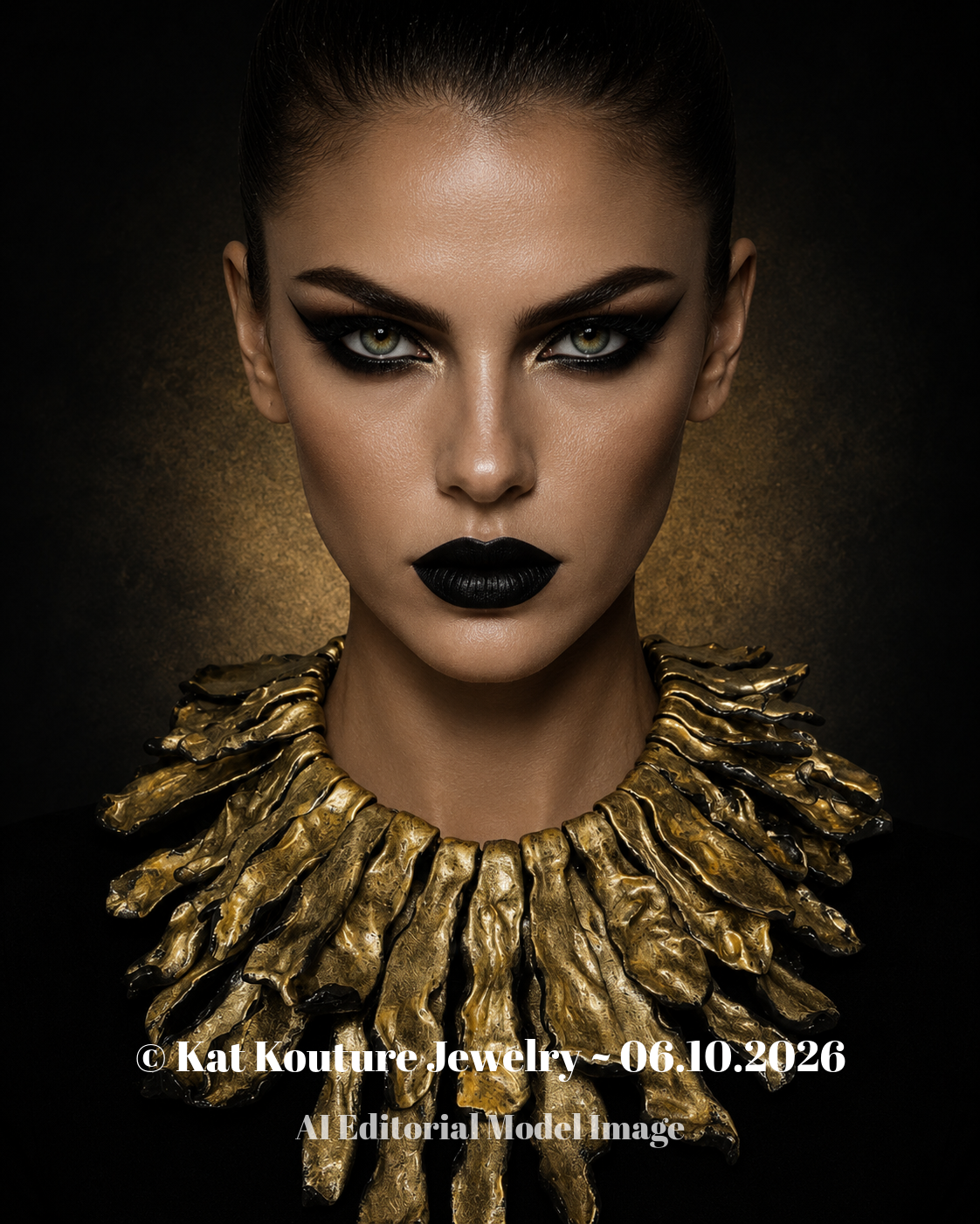 Sculpted Avant Garde Statement Collar - MONIES Style