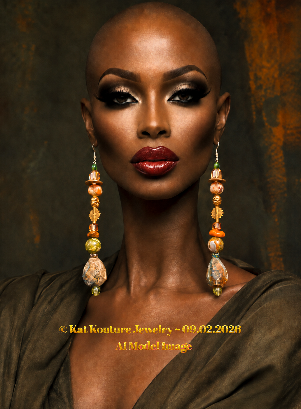 Exotic Autumn Toned Jungle Inspired Shoulder Dusters - Fall Fashion