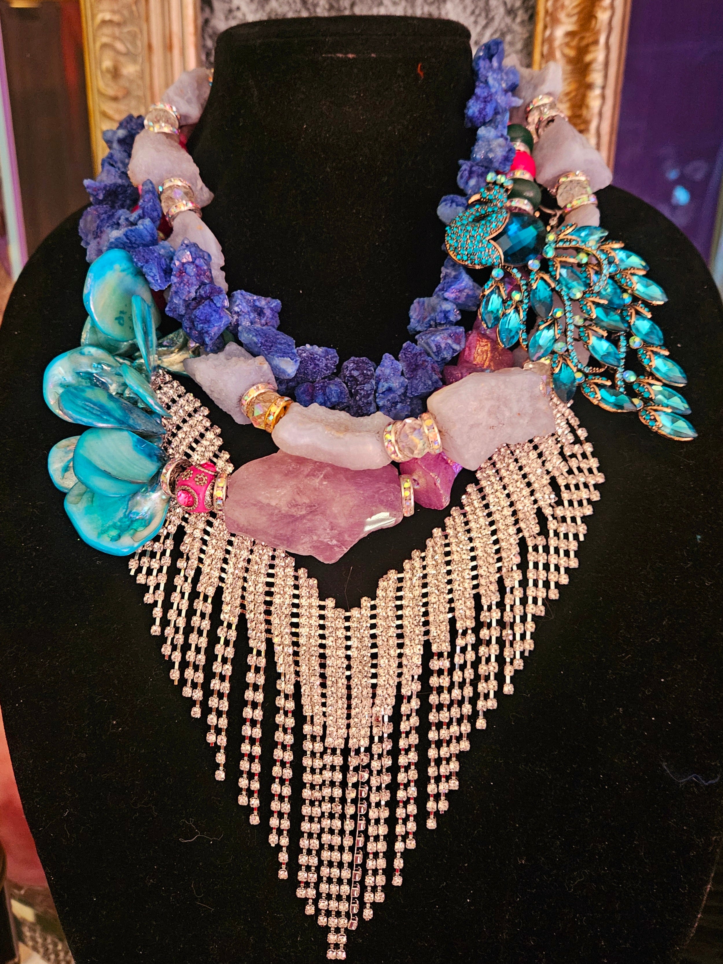 Bold necklace statement piece hotsell